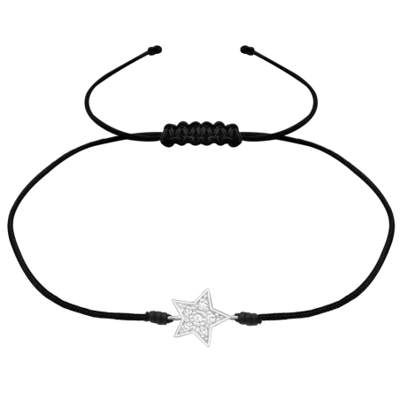 Ein Stern Armbänder mit Kordeln Schmuck | All4silver