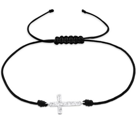 Kreuzen Armbänder mit Kordeln Schmuck | All4silver