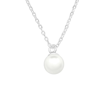 Perle Geometrischer Schmuck Schmuck | All4silver