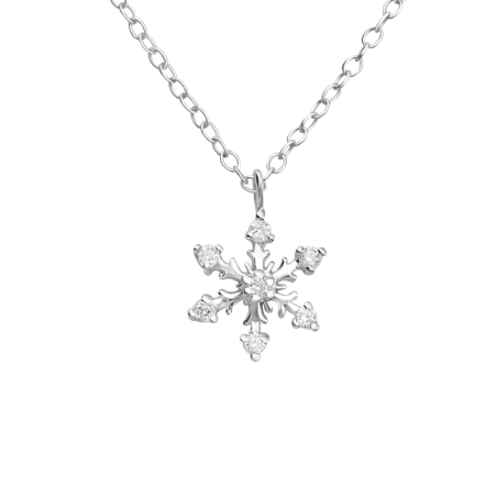 Schneeflocke Weihnachts-Schmuck Schmuck | All4silver