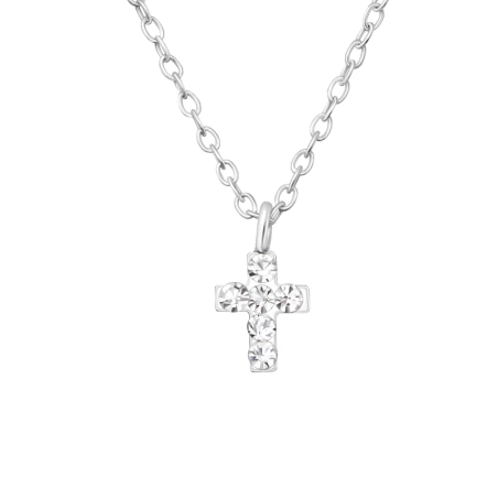 Silberkreuz Halsketten für Kinder Schmuck | All4silver