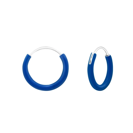 Silbernes 12-mm-Rad Creolen für Kinder Schmuck | All4silver