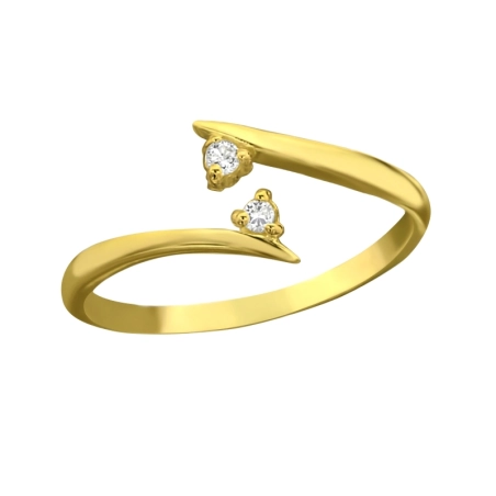 Konvergieren Zehenringe aus Silber Schmuck | All4silver