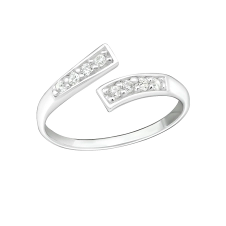 Linie Zehenringe aus Silber Schmuck | All4silver