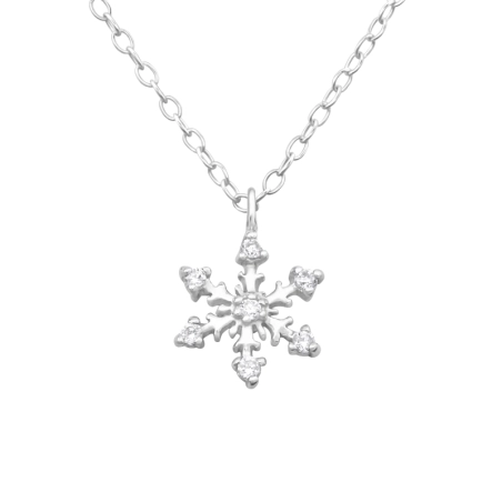 Schneeflocke Weihnachts-Schmuck Schmuck | All4silver