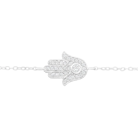 Hamsa - Silber 925 Armbänder mit Kette