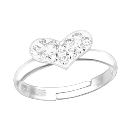 Herz - Ring aus 925er Silber
