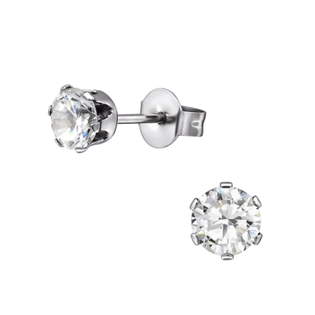 Rad - Chirurgischer 316L-Edelstahl Stahl-Ohrstecker
