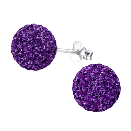 Silberne Kugel Basic Ohrstecker Schmuck | All4silver