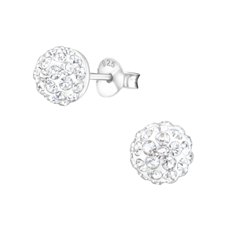 Rad Ohrstecker mit Steinen Schmuck | All4silver