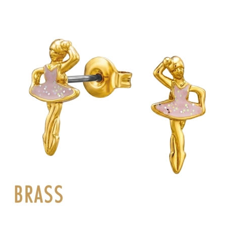 Ballerina Aus Messing, Vergoldet Fashion Toe krúžky Schmuck | All4silver