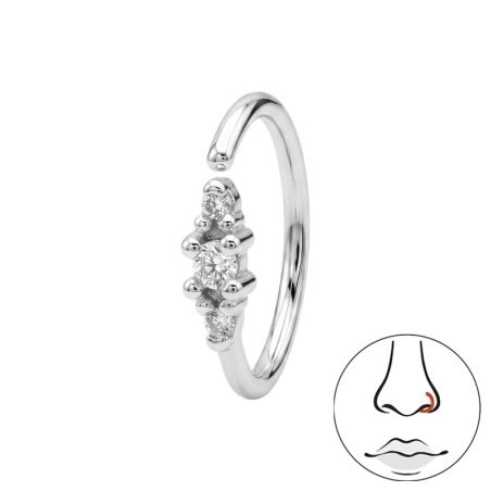 Rundes Cluster (20 G) Geometrischer Schmuck Schmuck | All4silver