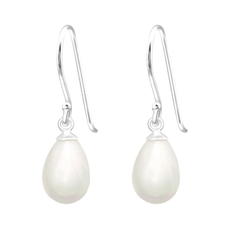 Pearl Tear - Silber 925 Ohrringe mit Perlen