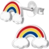 Ohrstecker mit Emaillefarben